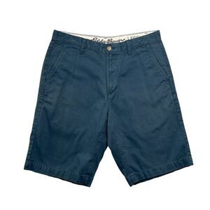 Eddie Bauer Men's Legend Wash Flat‎ Front Khaki Shorts